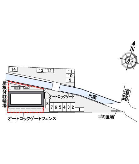 プレジデンス豊田(39444)の駐車配置図