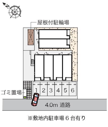 クレイノハピネス(55995)の駐車配置図