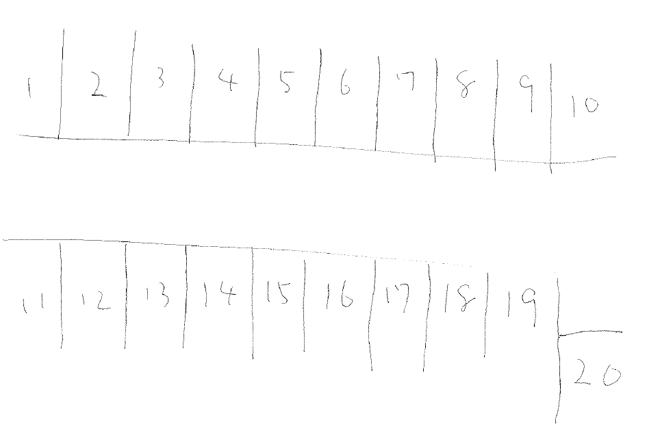 新石原駐車場の駐車配置図
