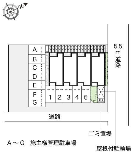 ピースフルミヅキ(53091)の駐車配置図