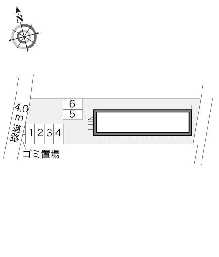 ＱＢＥ(17828)の駐車配置図