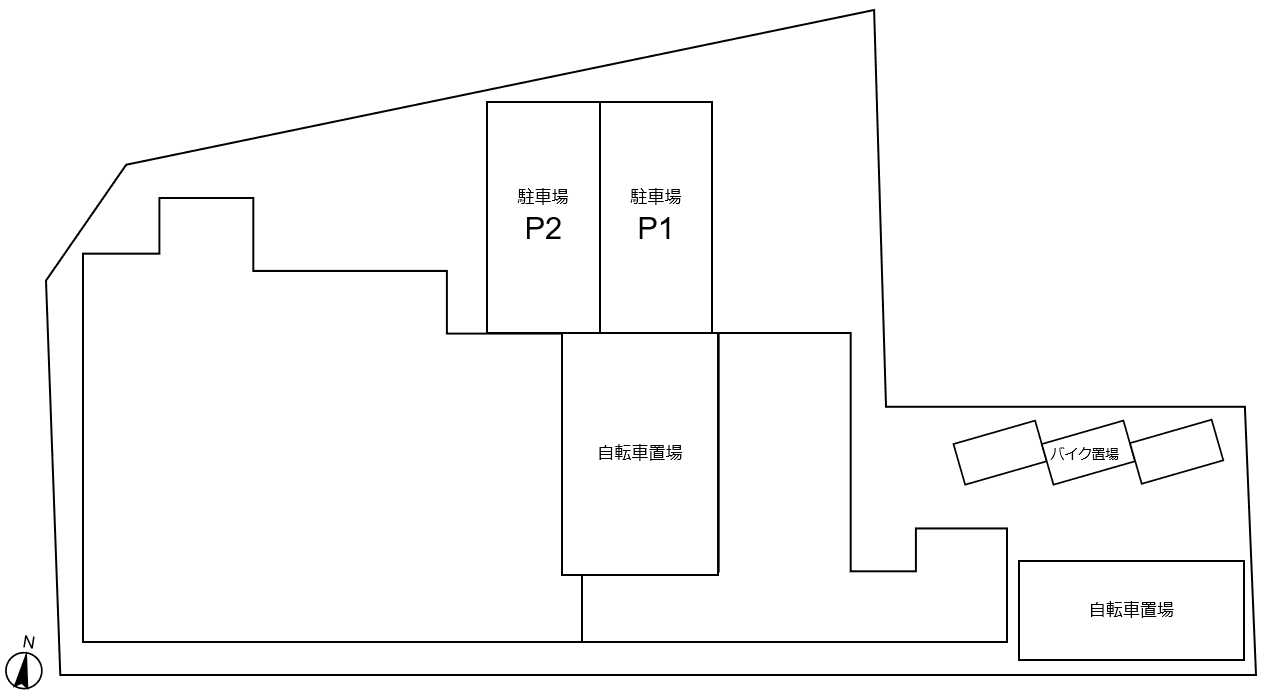 ブライズ亀戸の駐車配置図