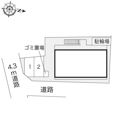 コンフォート(18548)の駐車配置図