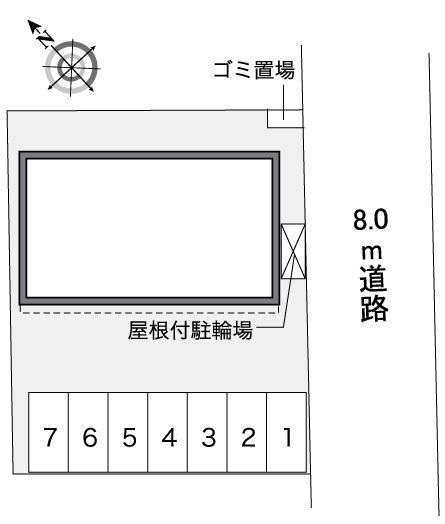 くらや(35209)の駐車配置図