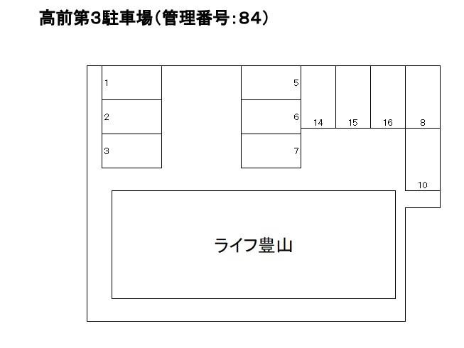 J-084の駐車配置図