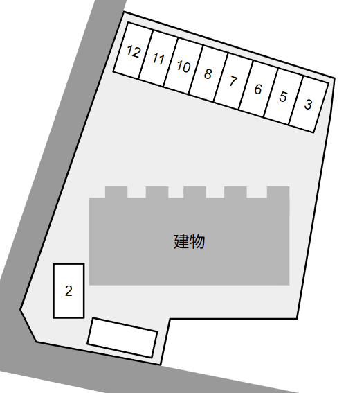 セージ・ブルーの駐車配置図