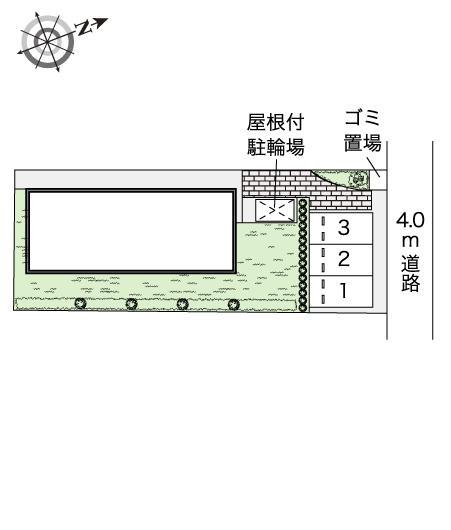 池上(52026)の駐車配置図