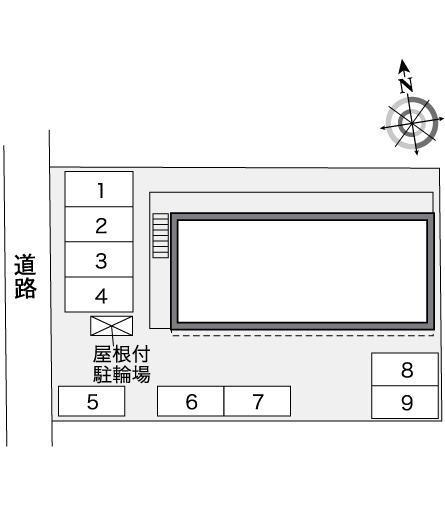 ロアール(35303)の駐車配置図