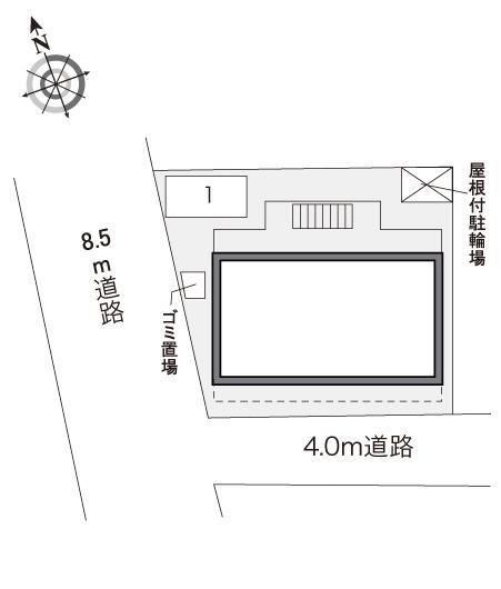 石神井庭(33133)の駐車配置図
