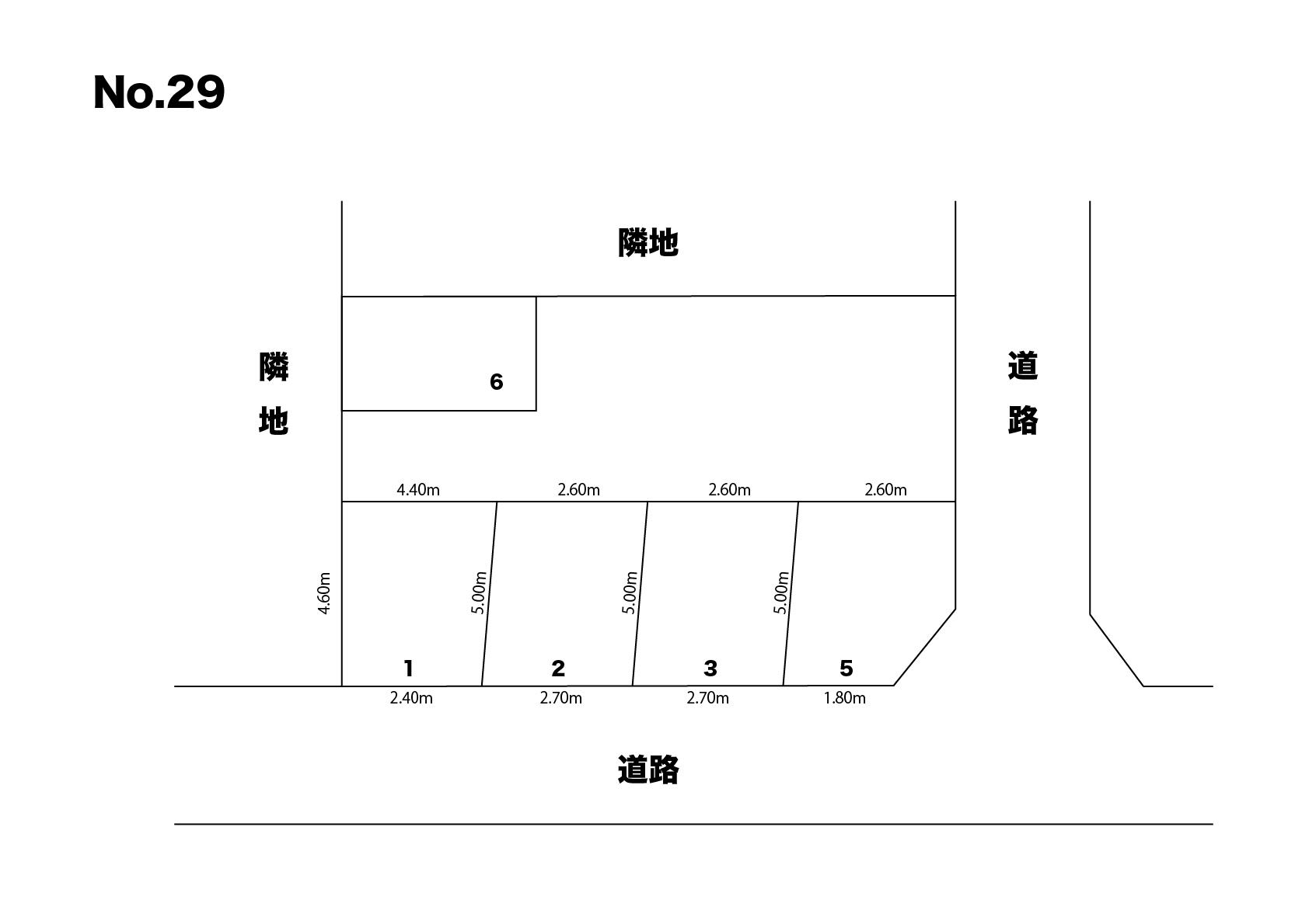 千葉駐車場（No.29）の駐車配置図