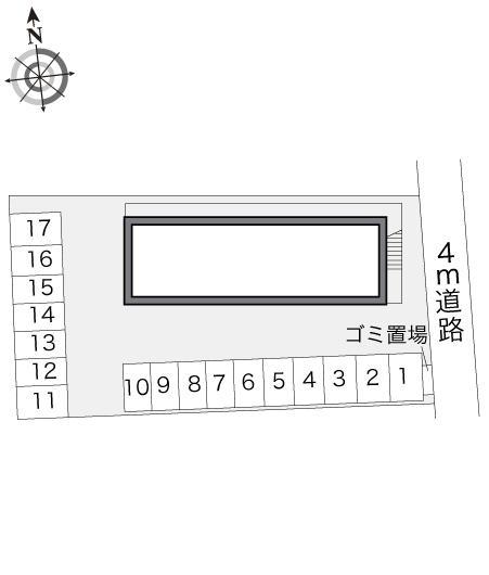 ミレニアムＫＲ(13892)の駐車配置図