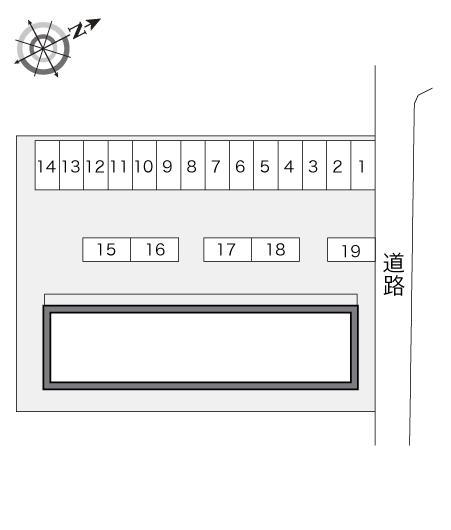 スペランツァＩＩＤＡ(20543)の駐車配置図