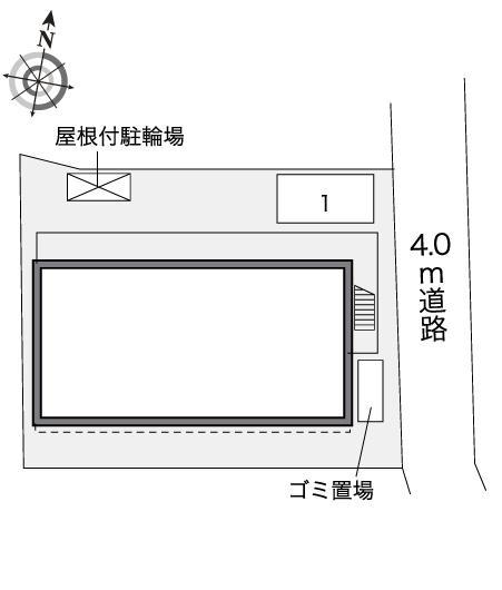 シェソワⅢ(41796)の駐車配置図