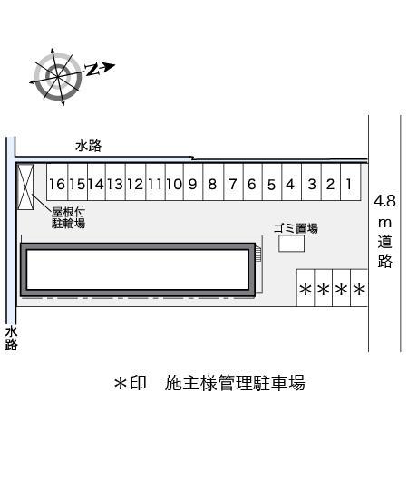 ｅａｓｔ　ＭＯＡＴ(25207)の駐車配置図