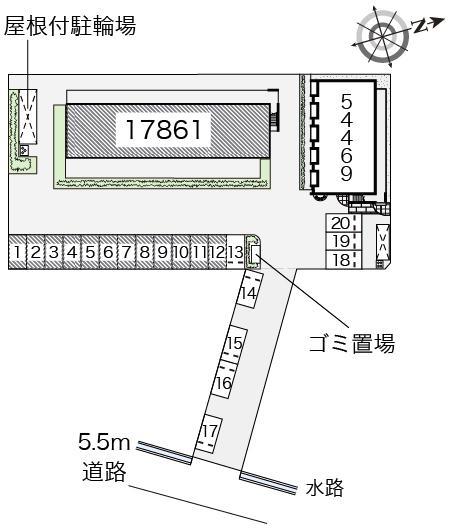 ファミリー(17861)の駐車配置図