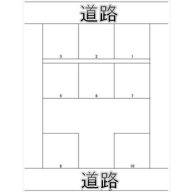 手木町パーキングの駐車配置図