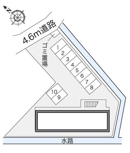 中御所(23573)の駐車配置図