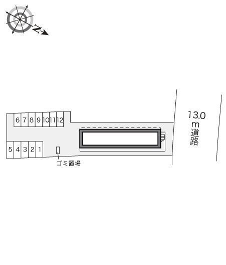 ルベエル(18143)の駐車配置図
