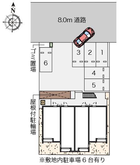 クレイノリリオ(56133)の駐車配置図