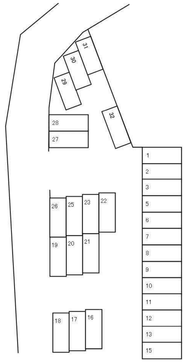 【55108】田中駐車場(行田)の駐車配置図