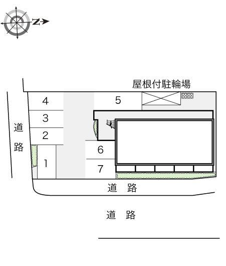 Ｆｏｎｄ　Ｖｉｌｌａｇｅ(15017)の駐車配置図