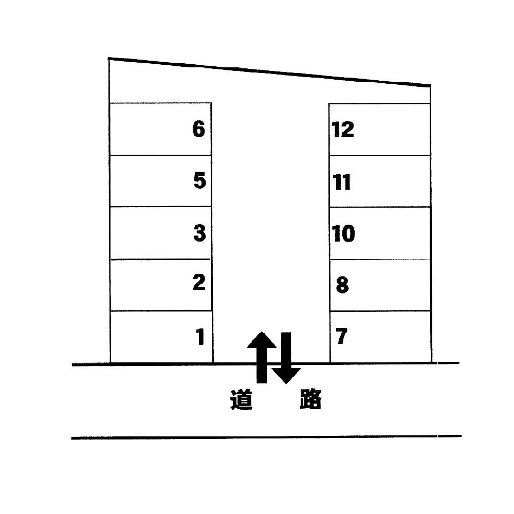 宮保駐車場の駐車配置図