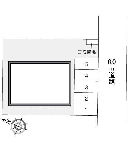 プラージュ(39845)の駐車配置図