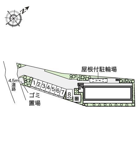 湘南町屋(40181)の駐車配置図