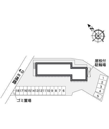 エスポアール(39612)の駐車配置図