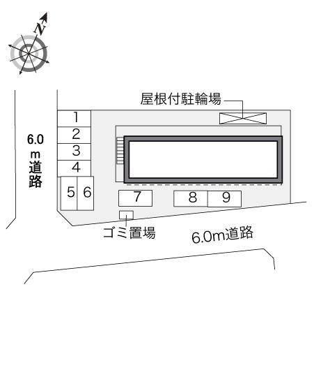 ＳＫリバーハイム(33372)の駐車配置図