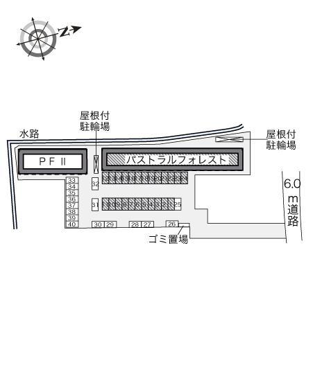 パストラルフォレスト(23891)の駐車配置図