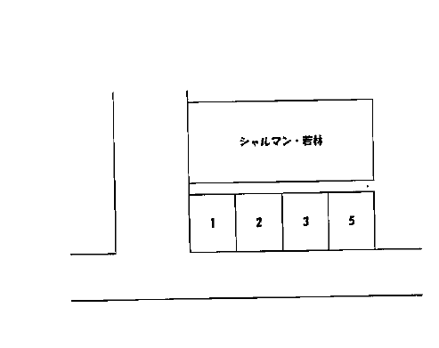 シャルマン・若林の駐車配置図