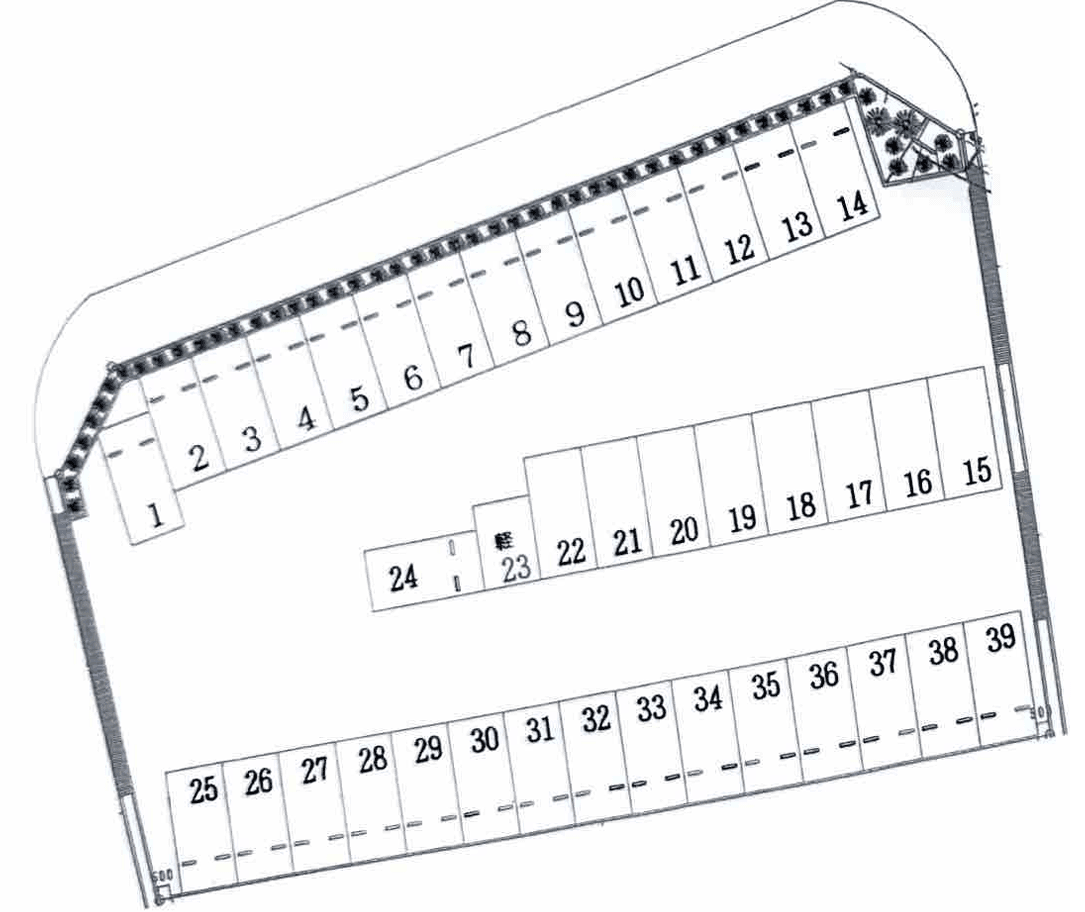 ＭＢ２パーキングの駐車配置図
