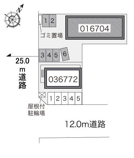 白樺(16704)の駐車配置図