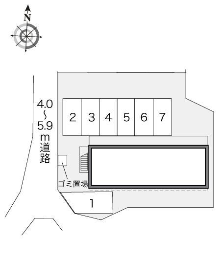 宮ノ下(21462)の駐車配置図