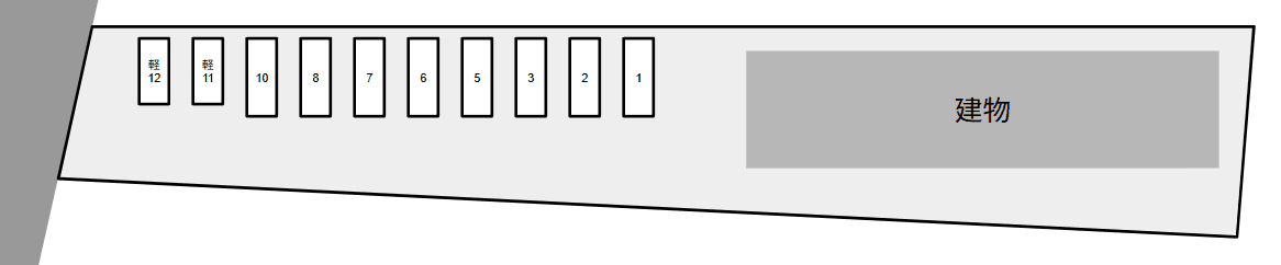 Ｇｒａｎｄ　Ｂｌｅｕの駐車配置図