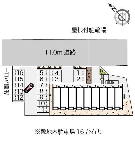 シェーネビルト(55861)の駐車配置図