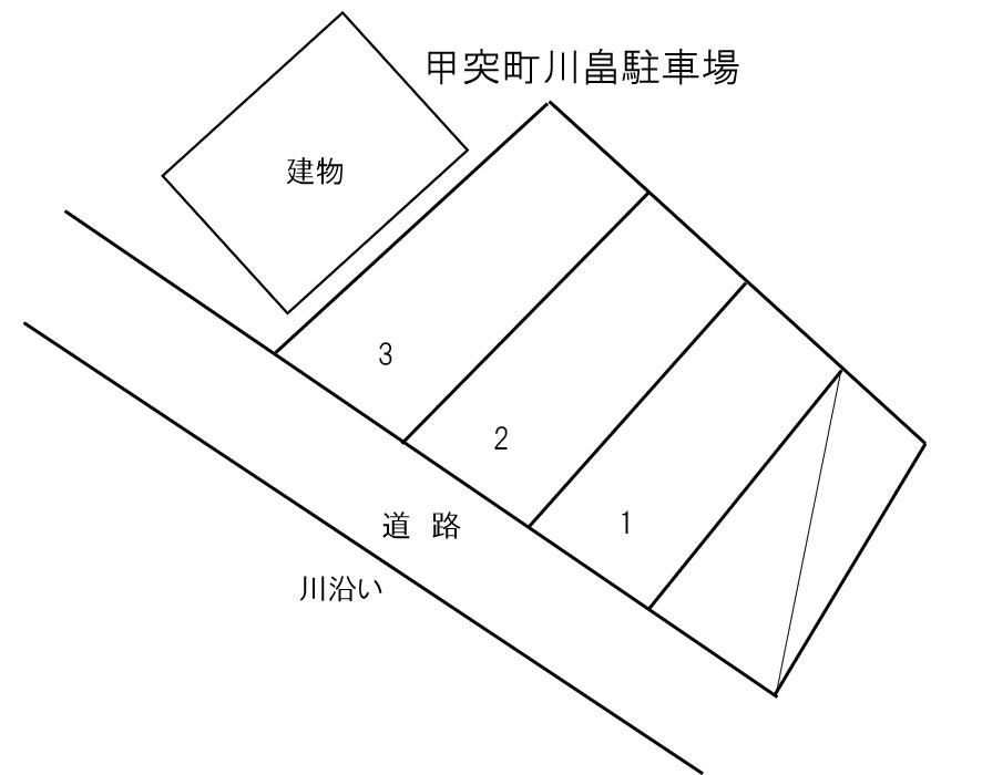 甲突町川畠駐車場の駐車配置図