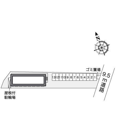 クレーンヒル(25086)の駐車配置図