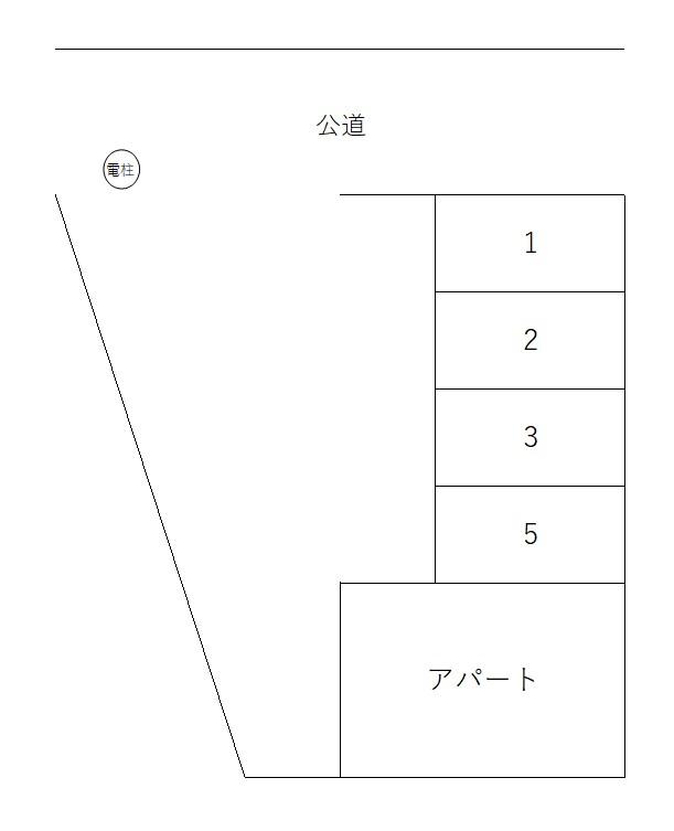 榎本駐車場の駐車配置図