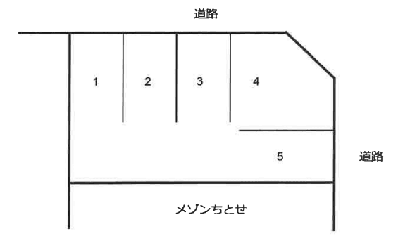 ホーム不動産パーキング22の駐車配置図