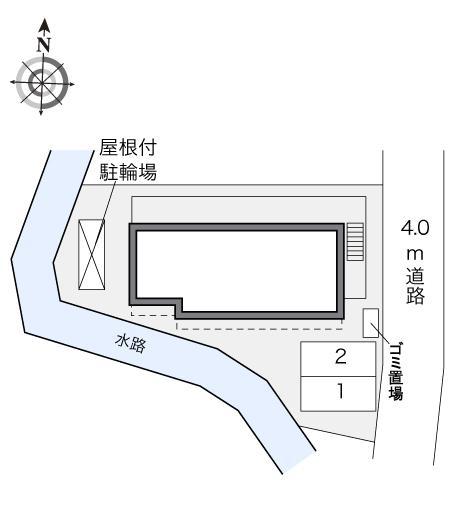 都留(31661)の駐車配置図