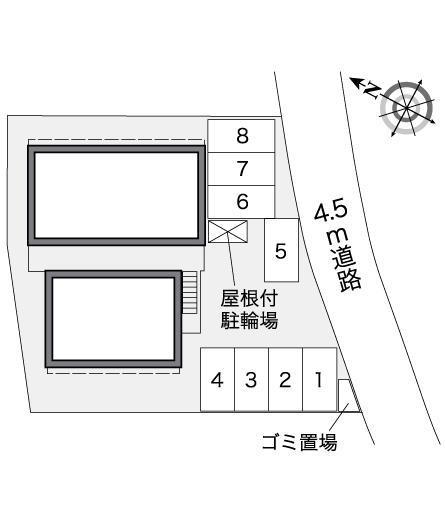グリーンハイツ二宮(37776)の駐車配置図