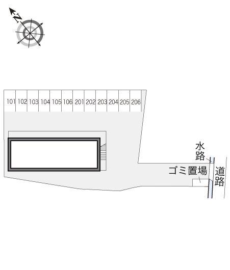 Ｉ’ｓ(14024)の駐車配置図