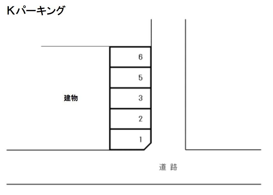 Ｋパーキングの駐車配置図