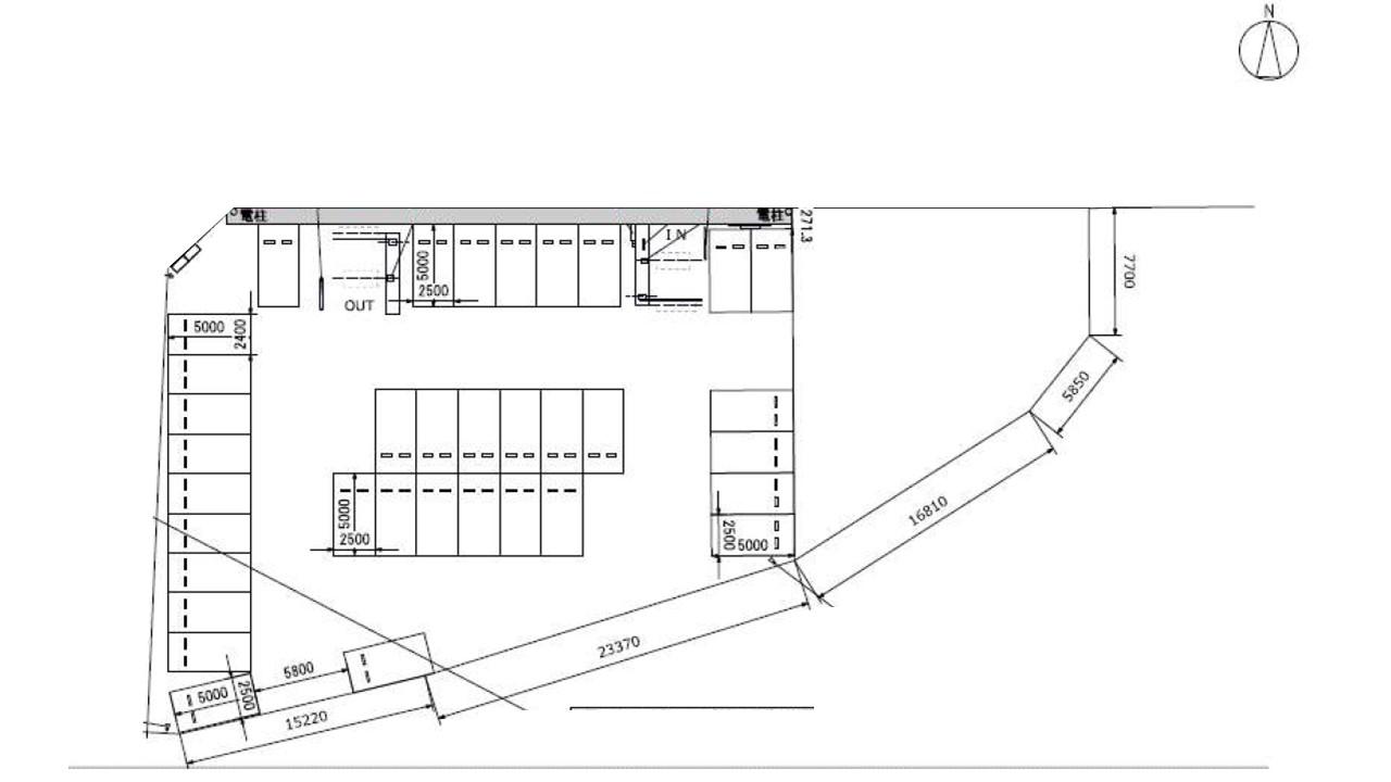 知多武豊駅前第１の駐車配置図