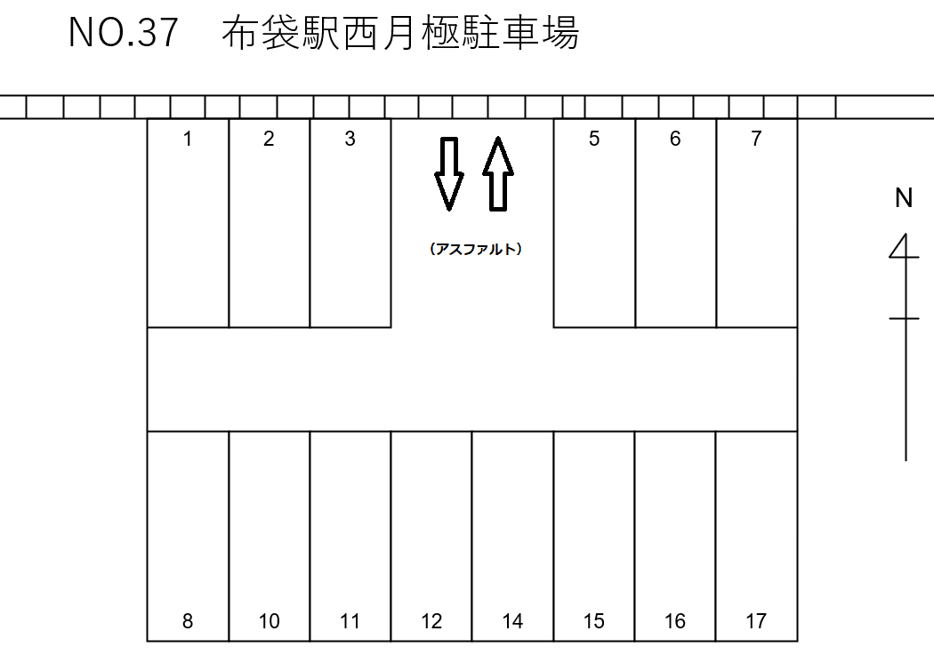 江南-37の駐車配置図