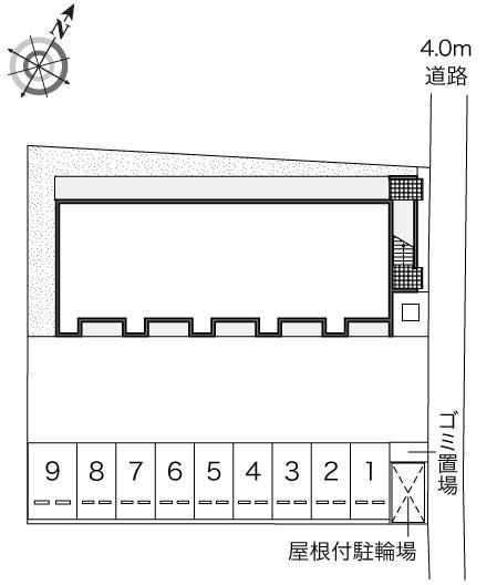 パルミオーレ南(45353)の駐車配置図