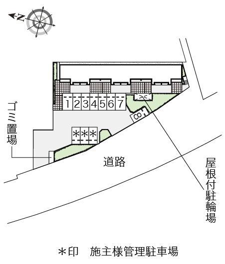 ニューコート(54763)の駐車配置図