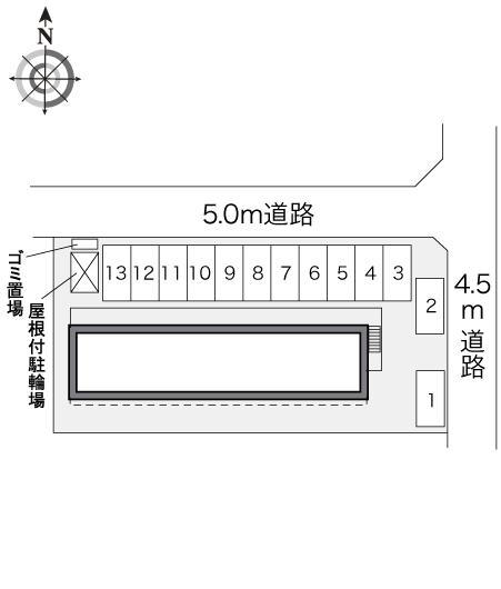 カンタービレα(29538)の駐車配置図